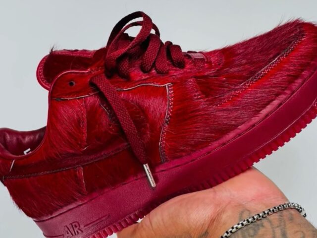 Nike Air Force 1 Low, Turuncu Kürkle Vahşileşti